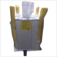 टोंटी भरने और निर्वहन के साथ Fibc बुना बैग।