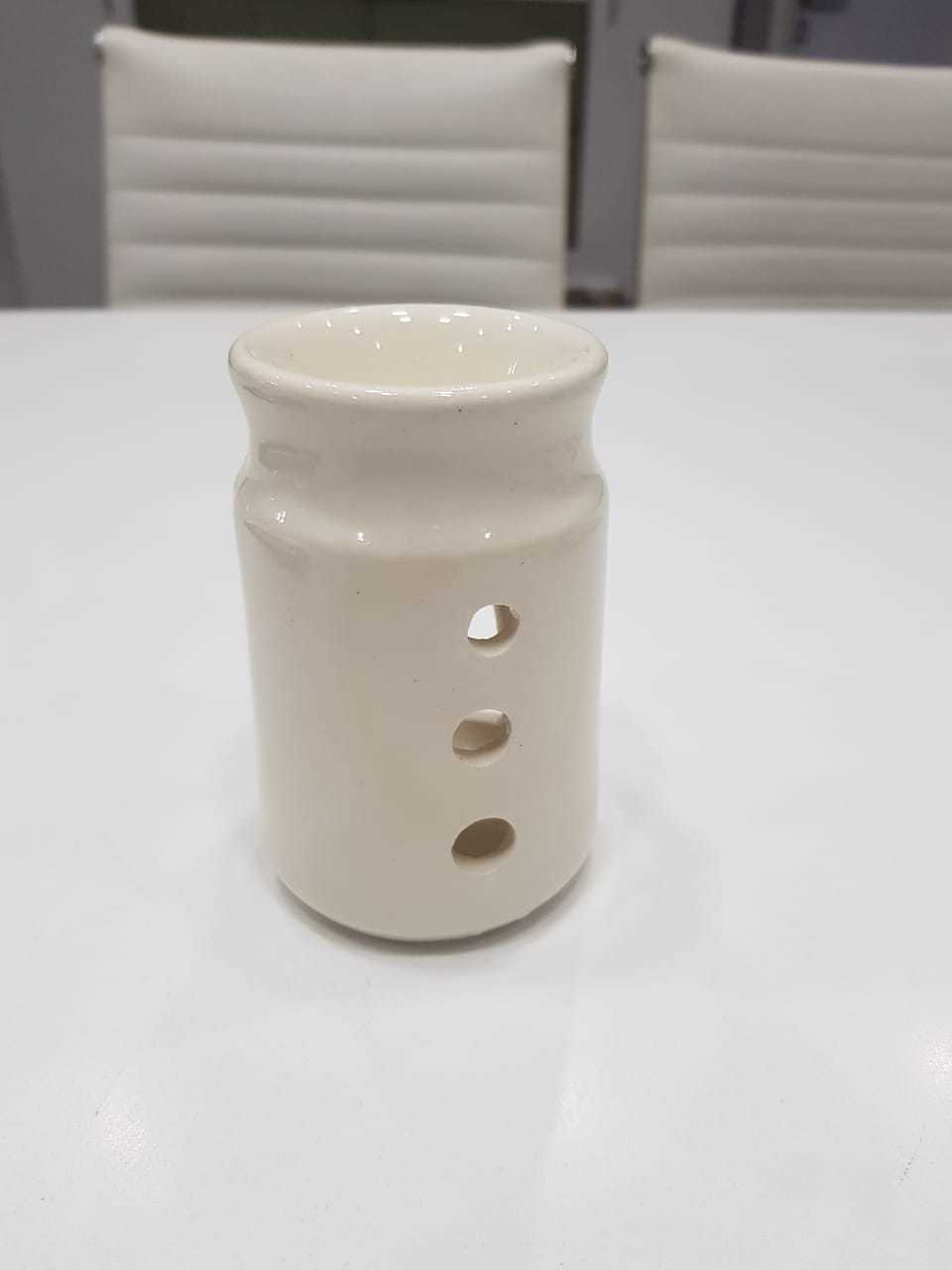 Ceramic Candle Diffuser - Single Cavity Design | Customizable Ceramic Finish For All Aromatherapy Needs, Easy To Clean, Durable