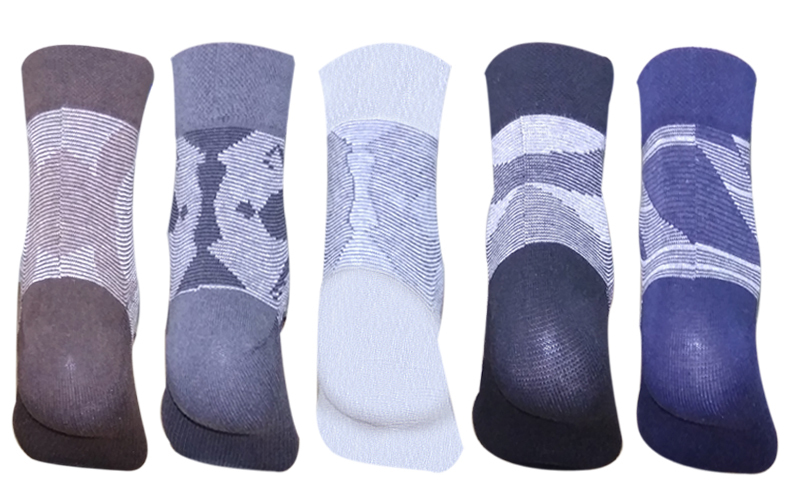Men's Cotton Solid Ankle Socks - 80% Fine Pure Cotton, Size 7-11, Multicolored Design | All Season Comfort & Stylish Match With Trousers
