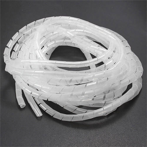 Spiral Sleeve - PVC Insulation, Medium Voltage Round Conductor | Ideal for Industrial Applications, White PVC Jacket