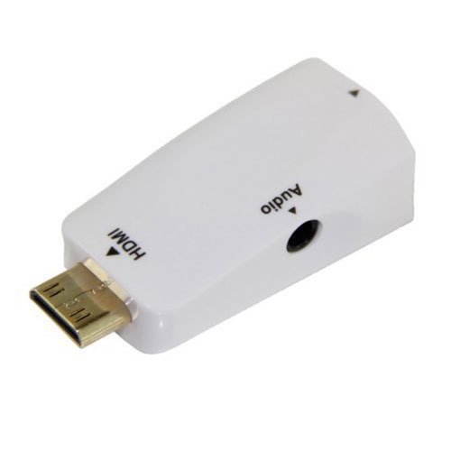 ऑडियो एप्लिकेशन के साथ मिनी एचडीएमआई टू वीजीए कन्वर्टर: निर्माण