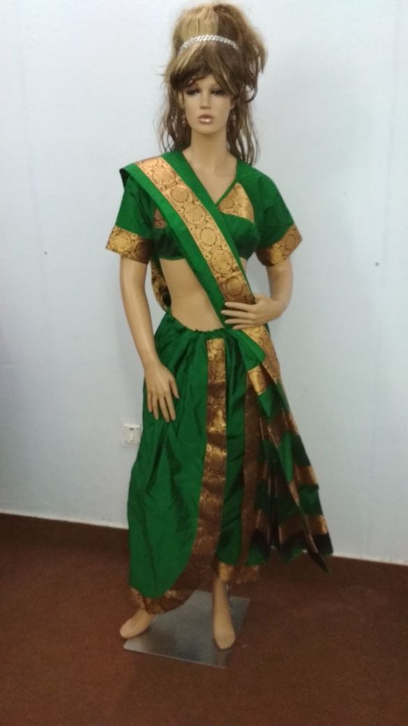 Peach Dhoti Saree