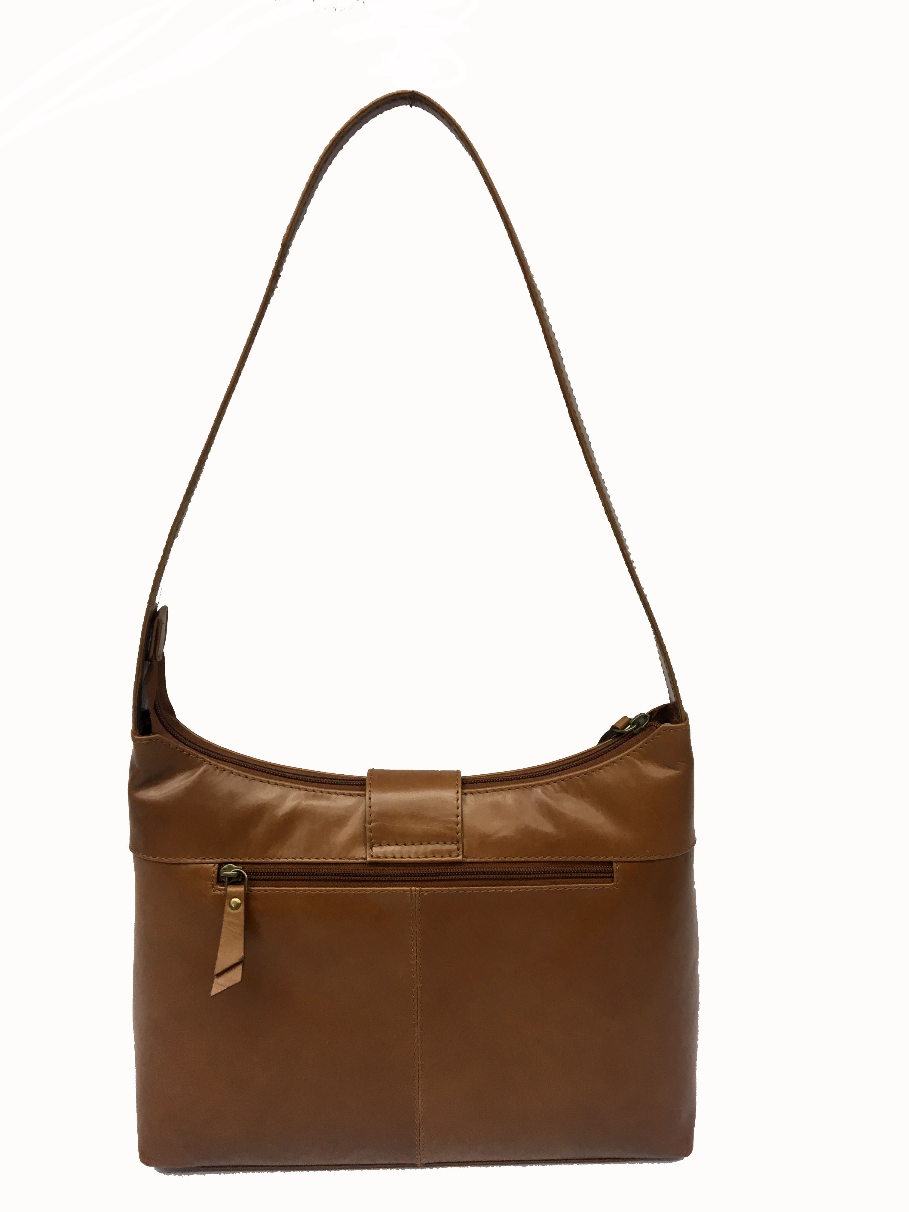 Leather Briefcase - Vegetable Tanned Leather, 15x12x5 Inches, Brown | Durable, Classic Style, Spacious Interior, Comfortable Carry, Organized Compartments