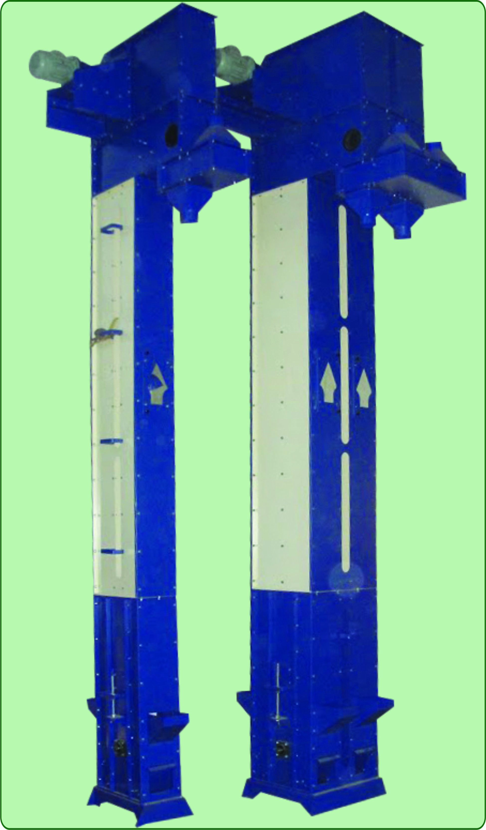 Rice Bucket Elevator - 5mt/hr To 20mt/hr Capacity | Non-corrosive Cleaner Discharge Low Maintenance Safe Reverse Locking System