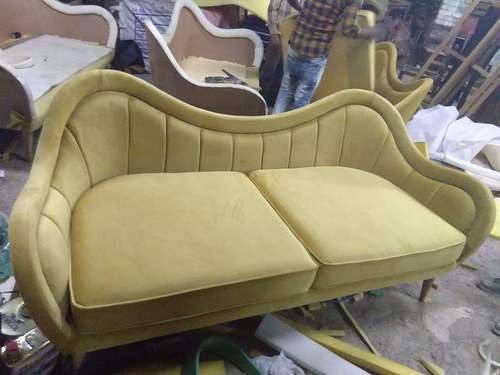 2 Seater Sofa - Wood, Stylish Modern Design, Eye-Catching Patterns, Lightweight and Elegant Finish | Royal Indoor Living Room Furniture