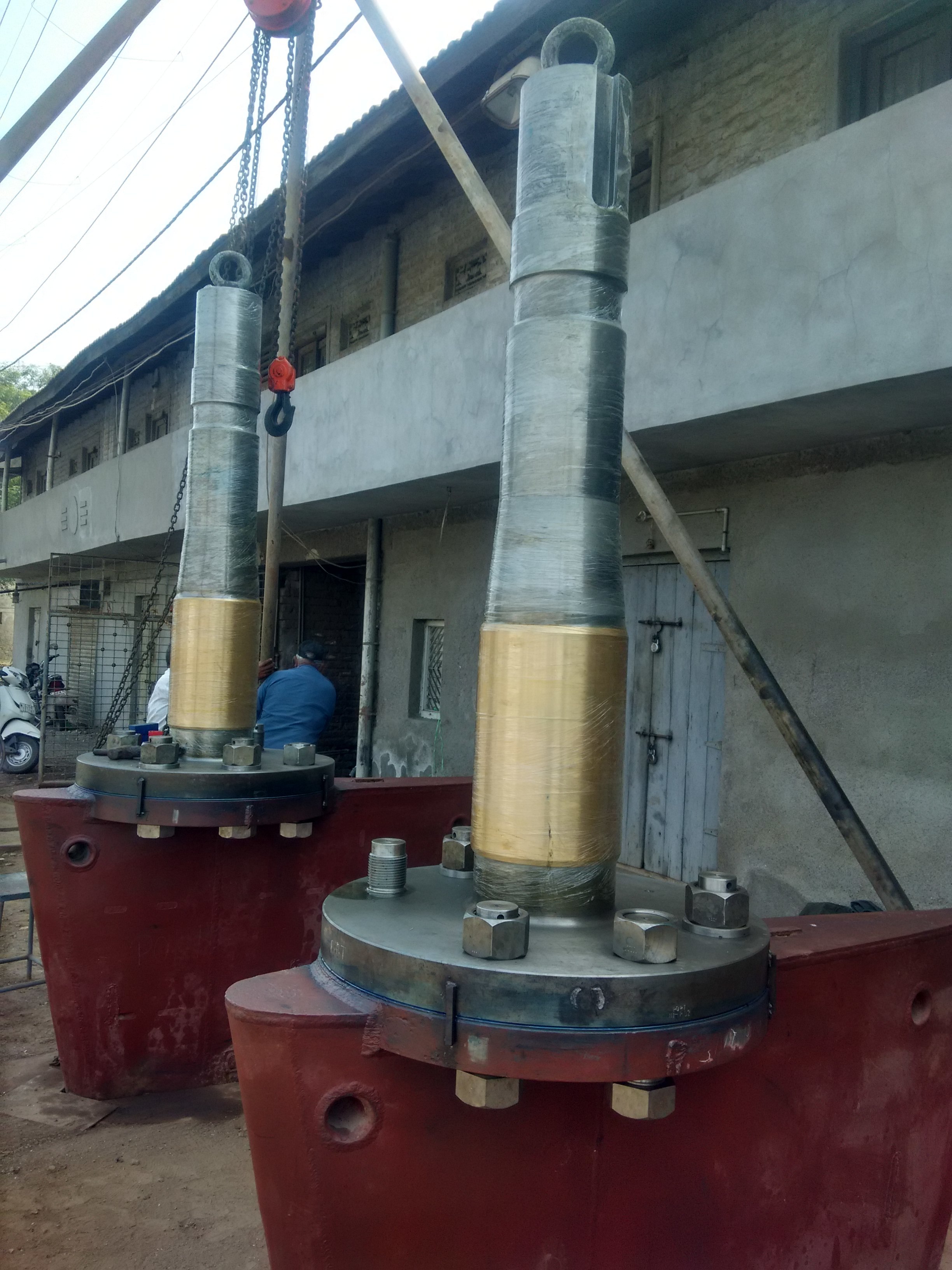 Rudder Stock Assembly - Steel, Standard Dimensions, Semi-automatic, Manual Control, Hydraulic Drive | Durable Corrosion-resistant, Customizable, 1500 Kg Weight, 12-month Warranty