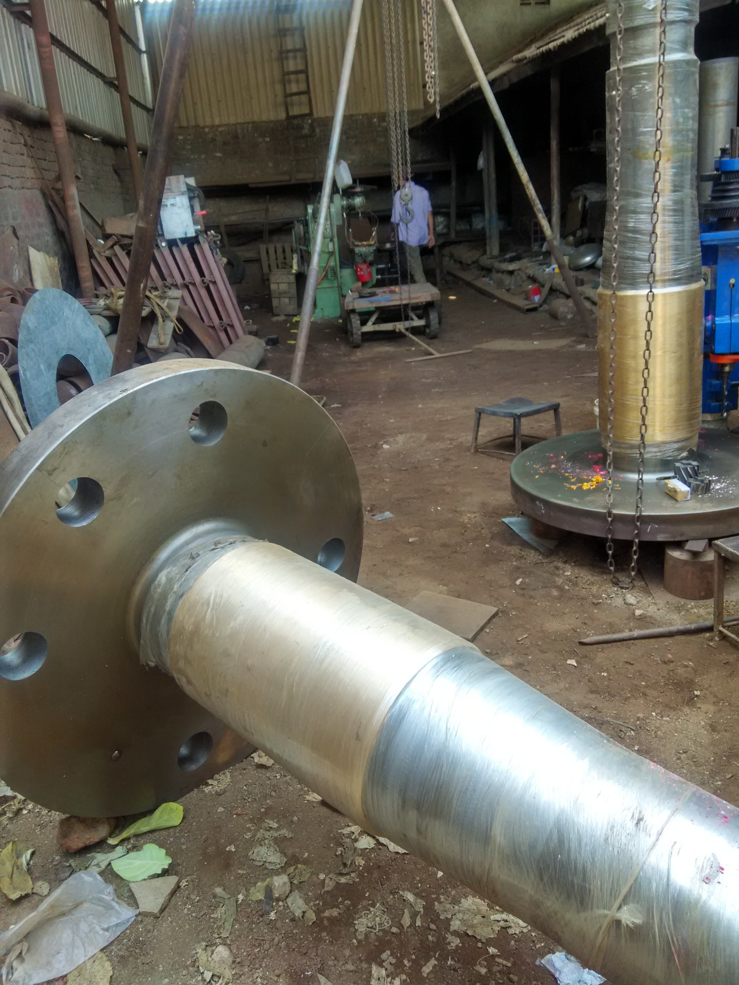 Rudder Stock Assembly - Steel, Standard Dimensions, Semi-automatic, Manual Control, Hydraulic Drive | Durable Corrosion-resistant, Customizable, 1500 Kg Weight, 12-month Warranty