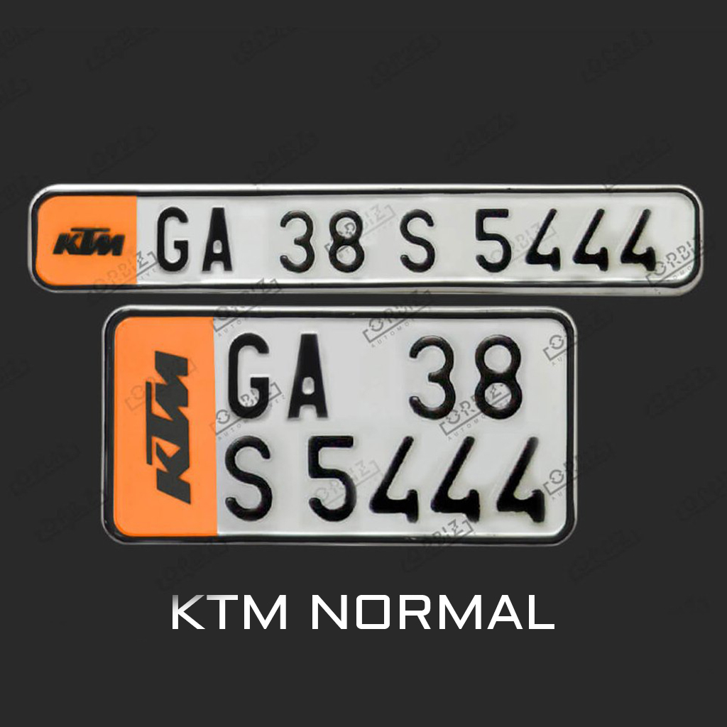 Ktm Number Plate Warranty: 1year