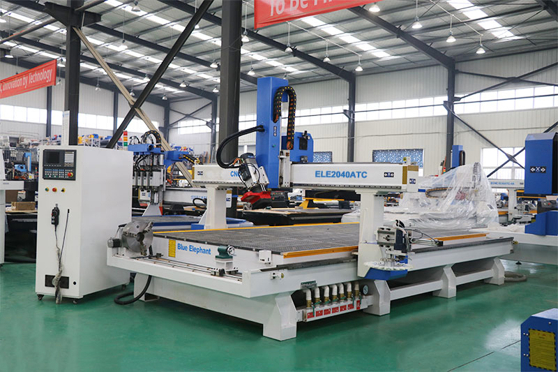 Vacuum Cleaning System Blue Elephant 2040 4 Axis Cnc Router Machine ...