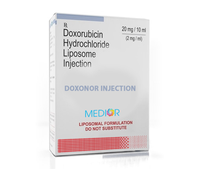 Doxorubicin Hydrochloride Liposome Injection Ip Liquid