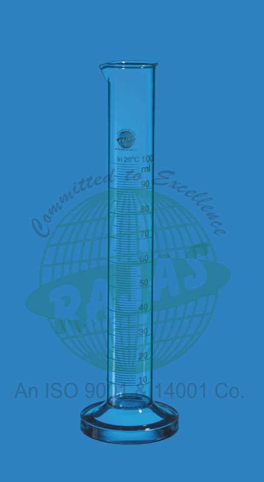 Measuring Cylinder - Borosilicate 3.3 Glass, Hexagonal Base, 10 To 2000 Ml Capacity | Transparent And Amber Options, Class A With Individual Lot Certificate
