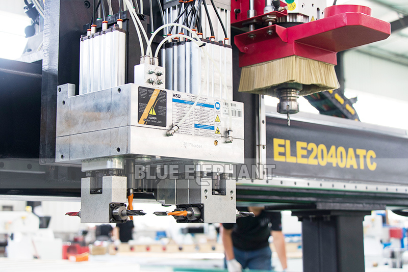 Yellow 2040 Cnc Router For Wooden Furniture