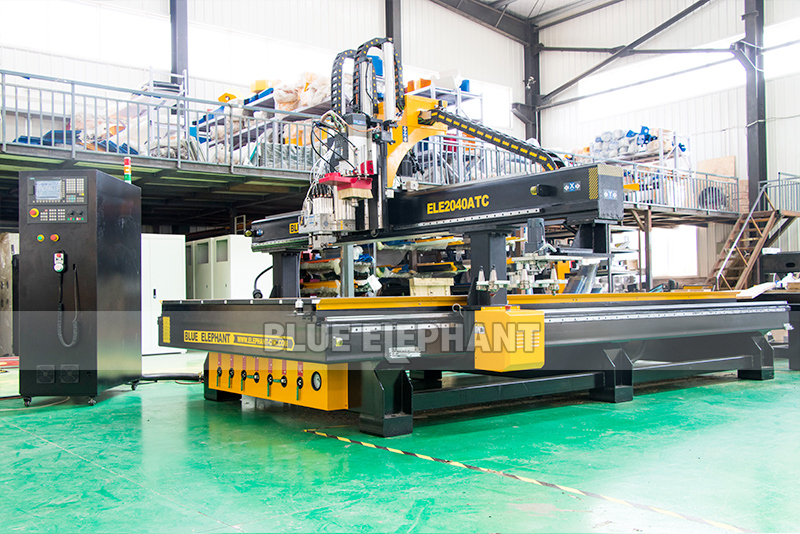 Yellow 2040 Cnc Router For Wooden Furniture