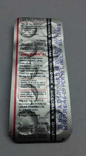 DICLORAN A Tablets - 100 mg Dosage | Pain Relief for Adults, Cool and Dry Storage