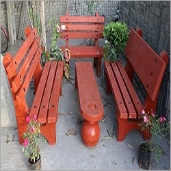 Garden Bench - Premium Quality Wood and Metal Construction | Versatile Design, Durable Materials, Comfortable Seating