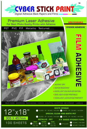INKJET OPAQUE ADHESIVE