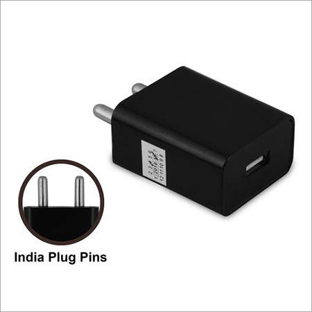 2.2amp Fast Quick Double USB Charger With Cable - White C Type Cable, 1 Hour Full Battery Backup, Flip Design, 1 Year Warranty, Android Compatible