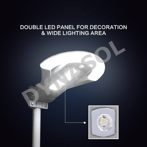 2500 Lumens Fully Automatic Remote Controlled All-in-one Led Solar Courtyard/landscape Light