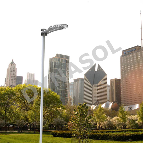 2500 Lumens Fully Automatic Remote Controlled All-in-one Led Solar Courtyard/landscape Light