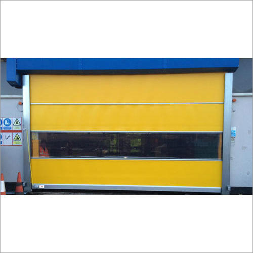 High Speed Doors - Pvc Coated Polyester, Customizable Dimensions | Up To 2 M/s Speed, Noiseless Movement, Plc Based Control System, Safety Features Included