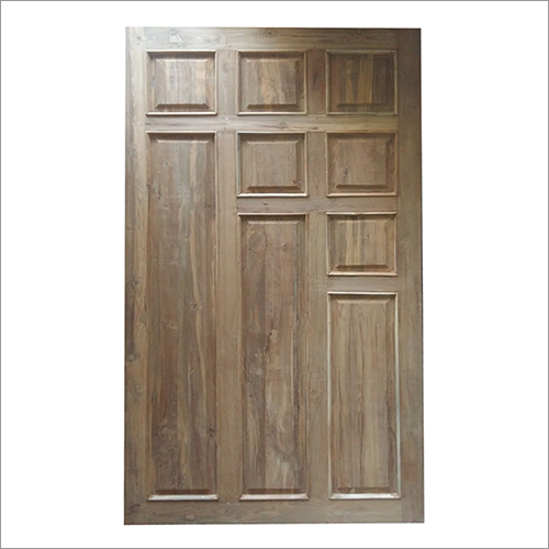 Nine Panel Teak Wood Door