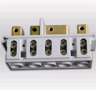 Terminal - Brass & Plastic, 30x15x10 Mm, Black, 10a, 300v | Durable Design, Easy Installation, 6 Terminals, Secure Connections