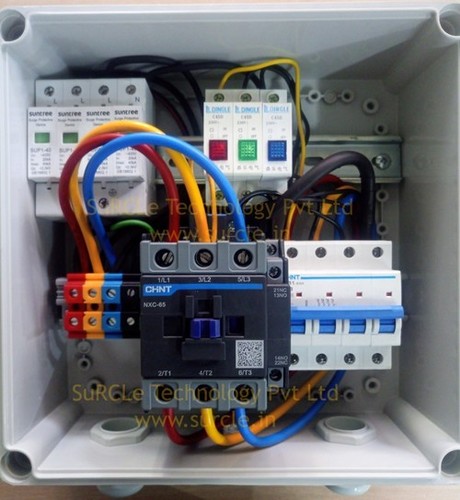 सर्कल सोलर 3 फेज 30kva एसीडीबी इंडिकेटर्स के साथ, रिवर्स प्रोटेक्शन