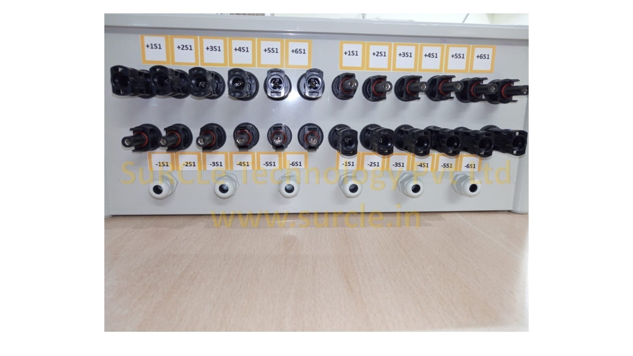 Surcle Solar On-grid 6 In 6 Out Dcdb With Surge And Overcurrent Protection