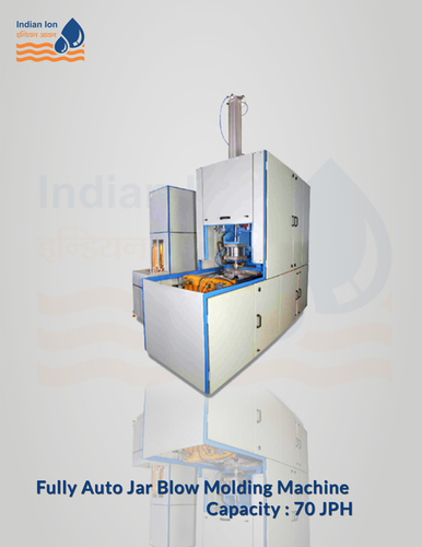 व्हाइट फुल्ली ऑटो 20 लीटर जार ब्लो मोल्डिंग मशीन