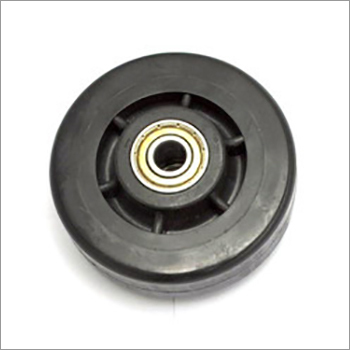 Generator Caster Wheel - Flat Solid Tire Design, 5-45 mm Width for Industrial Usage