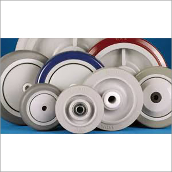 TPR Wheels - Rubber, 5-45 Millimeter Width | Galvanized Finish for Trolley Use