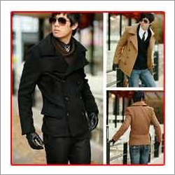 ब्लैक मेन्स वूलन कोट