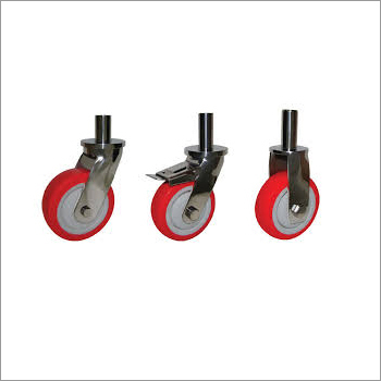 गैल्वेनाइज्ड हैवी ड्यूटी पॉलीयूरेथेन पिन टाइप व्हील