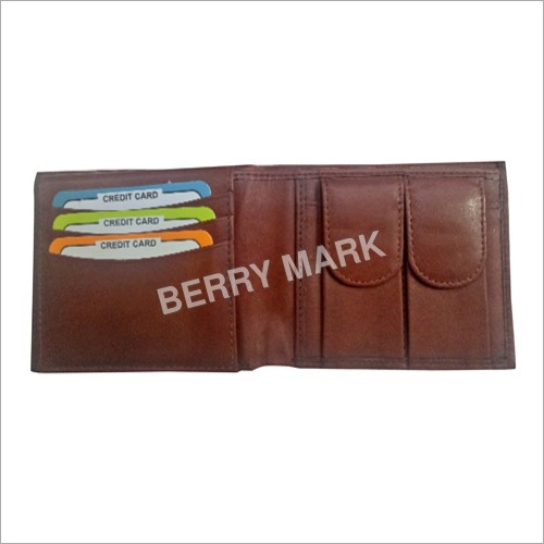 Mens Brown Wallet - Leather, Folded, Brown | Multiple Slots, Modern Style, Lightweight Design, Gift-Ready Packaging