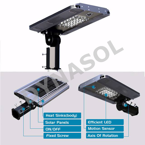 700 Lumens Fully Automatic All-in-one Led Solar Street Light