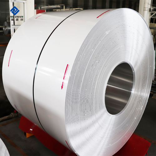 White Aluminum Gutter Coil - 1100/3003/3004/3105/5005/5052/5083 Alloy, Customized Dimensions, OEM RAL Color Options | High-Quality Fluororesin Paint, Weather Resistant, 15 Years Color Retention