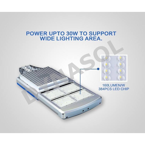 3000 Lumens Fully Automatic All-in-one Led Solar Street Light