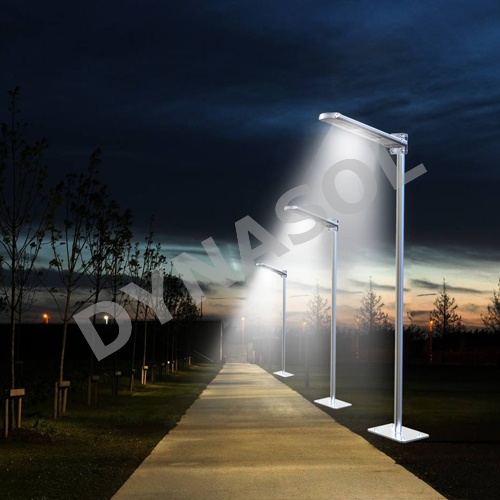 2000 Lumens Fully Automatic Remote Controlled All-in-one Led Solar Street Light