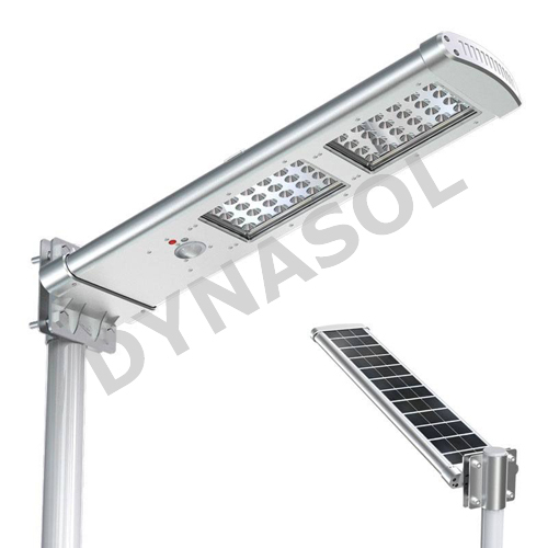 2000 Lumens Fully Automatic Remote Controlled All-in-one Led Solar Street Light