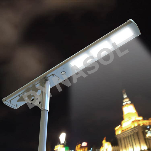 5000 Lumens Fully Automatic Remote Controlled All-in-one Led Solar Street Light