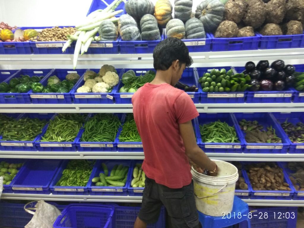 Fruit Rack - Heavy Duty Double Sided 3/4 Layered Design | Long Lasting Powder Coated Finish, Customizable Sizes