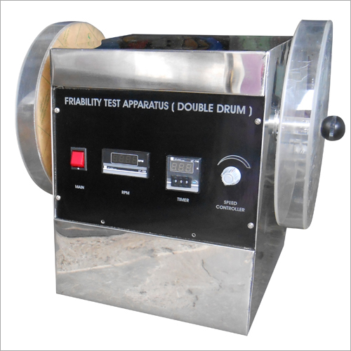 Tanco Friability Apparatus - Single Drum with Timer & Double Drum with RPM Counter | Essential Testing Equipment for Tablet Integrity and Quality Control