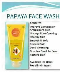 Papaya Face Wash Color Code: Yellow
