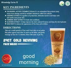 24ct Gold Reviving Face Wash Ingredients: Herbal