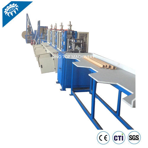 Edge Protector Machine - Stainless Steel, 24000x1200x1500mm | Automatic Operation, Durable And Highly Efficient Design, 25kw Power, Plc Control System, 40m/min Capacity