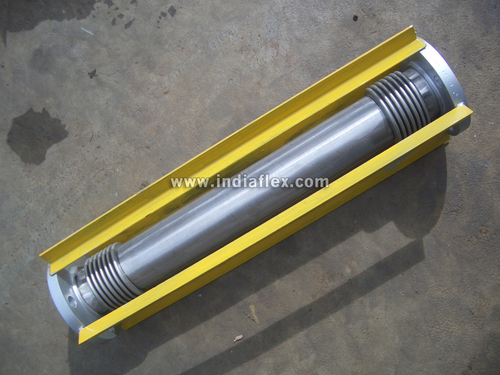 Dual Expansion Joint - Stainless Steel, 10-20 M Length, Silver Color | Sturdy Structure, Angular & Lateral Movement Absorption