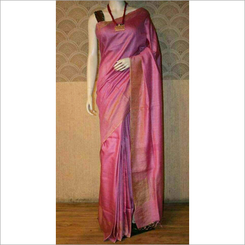 Ladies Plain Silk Saree