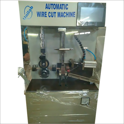 Automatic Wire Cutting Machine - Steel, Red | 240V, High Precision, Semi-Automatic, Automatic Feeding, Low Noise, High Torque, Water Chiller