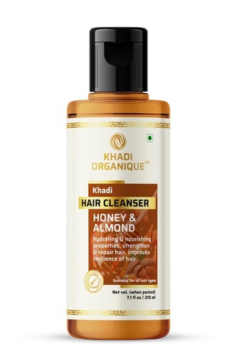 Honey And Almond Hair Cleanser - 210 mL , Nourishes & Strengthens for Healthy, Bouncy Hair, Reduces Hair Fall & Supports Growth