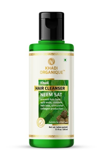 Neem Sat Hair Cleanser - 210ml | Enriched with Neem Extracts, Amla, Aloe Vera, Reetha, Reduces Hair Fall & Dandruff Issues